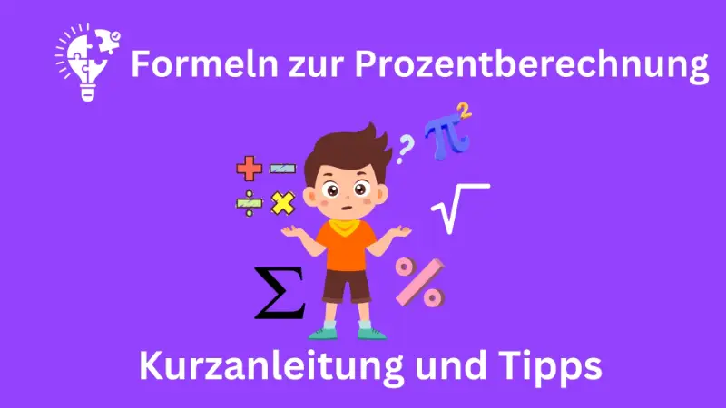 Prozentberechnungsformeln