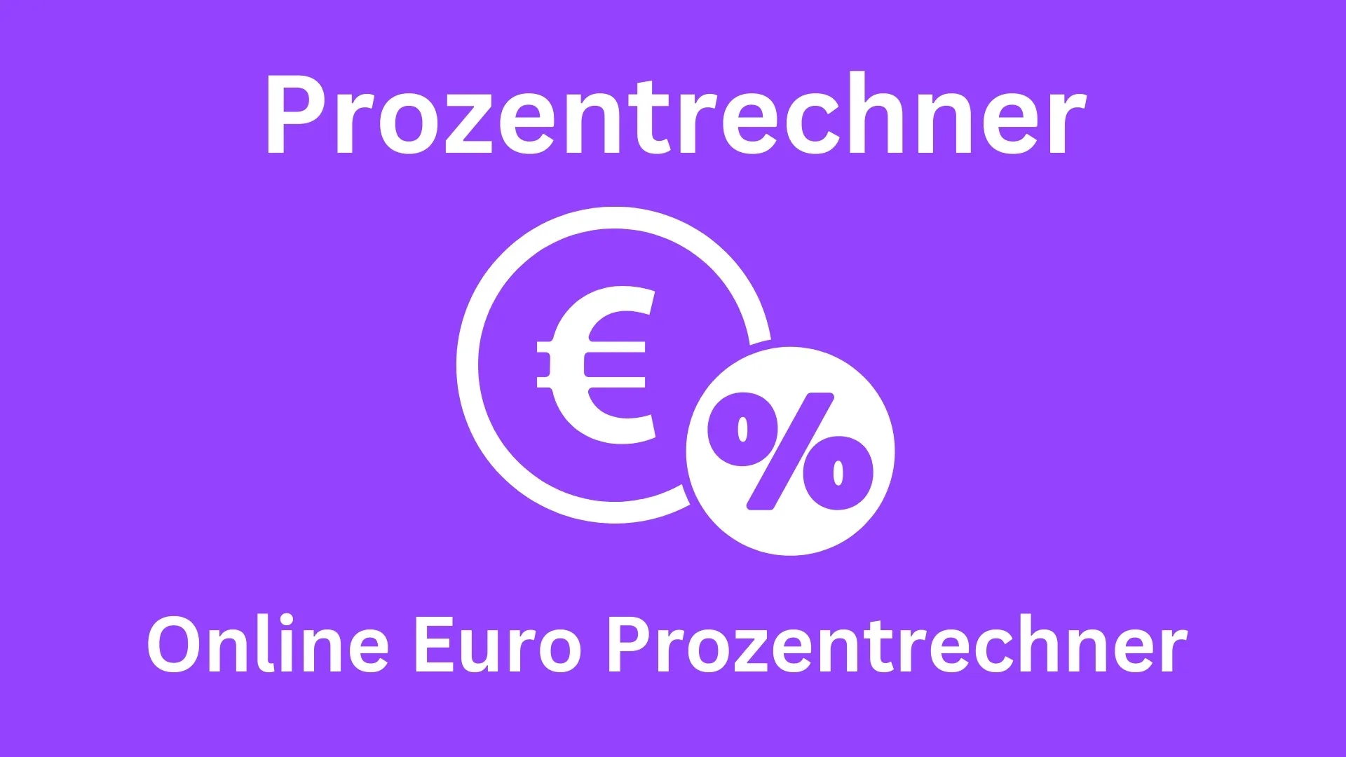 Euro-Prozentrechner